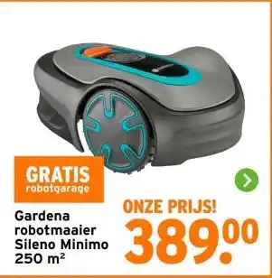 GAMMA Gardena robotmaaier Sileno Minimo aanbieding