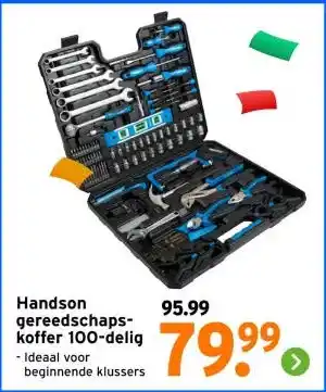GAMMA Handson gereedschaps- koffer 100-delig aanbieding