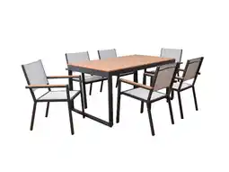 Lidl HOME DELUXE Tuinset Siera Sedia 7-delig aanbieding