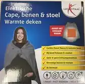 Wehkamp Lucovitaal Elektrische Cape deken 100x70cm aanbieding