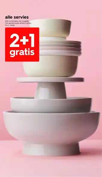 HEMA alle servies aanbieding