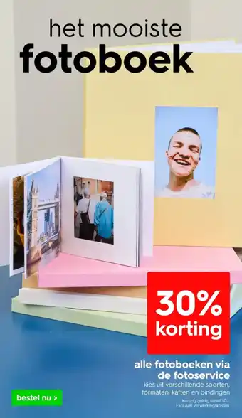 HEMA alle fotoboeken via de fotoservice aanbieding