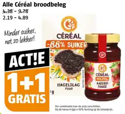 Poiesz Alle Céréal broodbeleg aanbieding