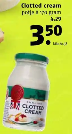 Poiesz Clotted Cream aanbieding