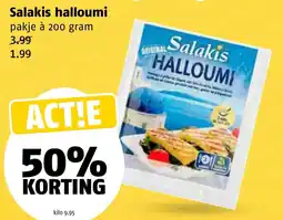 Poiesz Salakis halloumi aanbieding