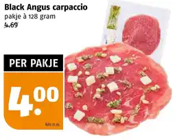 Poiesz Black Angus carpaccio aanbieding