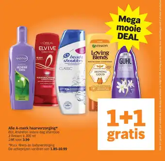 Albert Heijn Alle A-merk haarverzorging aanbieding