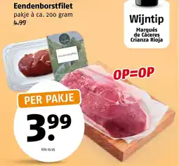 Poiesz Eendenborstfilet aanbieding