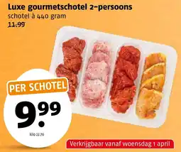 Poiesz Luxe gourmetschotel aanbieding