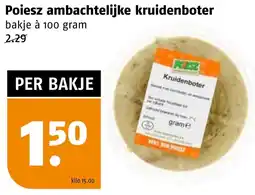 Poiesz Poiesz ambachtelijke kruidenboter aanbieding
