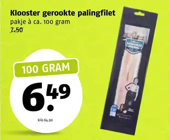 Poiesz Klooster gerookte palingfilet aanbieding