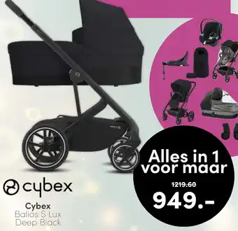 Baby & Tiener Cybex Balios S Lux Deep Black aanbieding