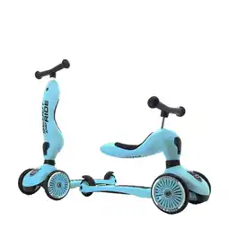 Bol.com Scoot and Ride Highwaykick 1 - Loopfiets & step in één - Blauw - 1 tot 5 jaar aanbieding