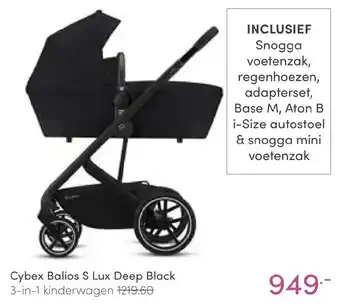Baby & Tiener Cybex Balios S Lux Deep Black aanbieding