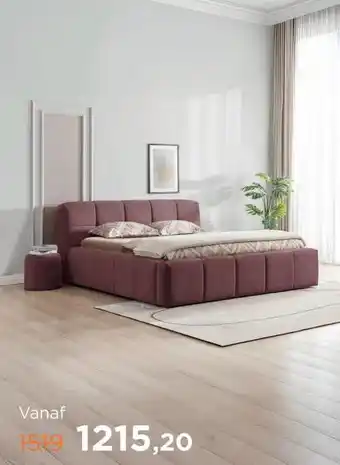 TotaalBED Bed Brugge | 140 x 200 cm | Cyber 581, oudroze aanbieding