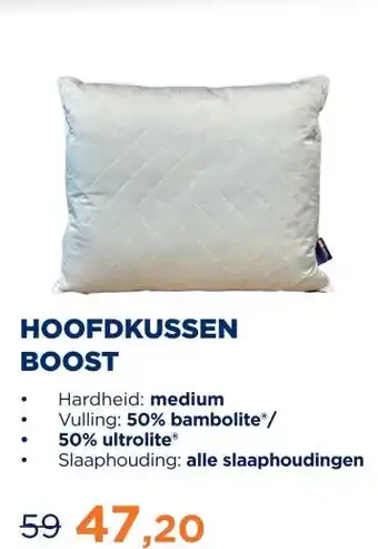 TotaalBED Hoofdkussen Boost | bamboe aanbieding