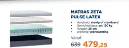 TotaalBED Matras Zeta pulse-latex | 70 x 200 cm | Standaard aanbieding