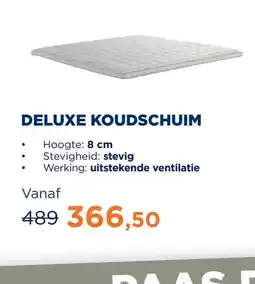 TotaalBED Topmatras Deluxe | koudschuim aanbieding