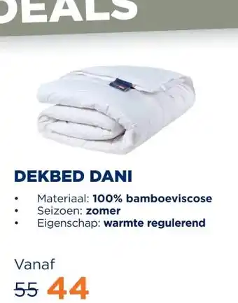TotaalBED Dekbed Dani 100% bamboe | zomer aanbieding