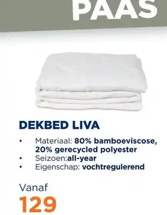 TotaalBED Dekbed Liva bamboe | all year aanbieding