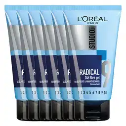 Bol.com L'Oréal Paris Studio Line Radical 24H - Fibre Gel Super Strong - 6 x 150 ml aanbieding
