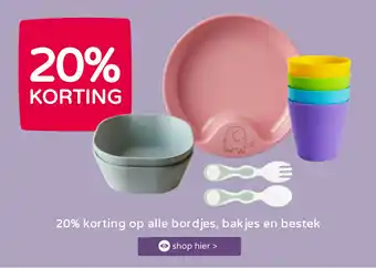 Prenatal Op alle bordjes, bakjes en bestek aanbieding