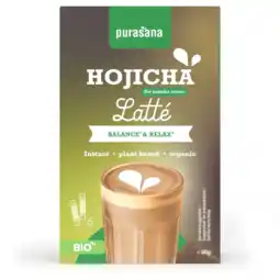 De Online Drogist Purasana Instant Hojicha Latté 60GR aanbieding