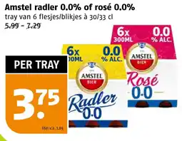 Poiesz Amstel radler 0.0% of rosé 0.0% aanbieding