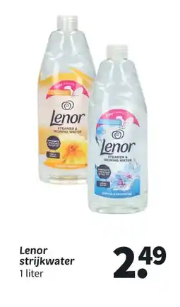 Wibra Lenor strijkwater aanbieding
