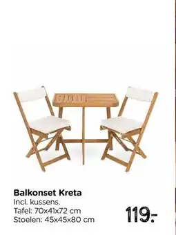 Xenos Balkonset Kreta aanbieding