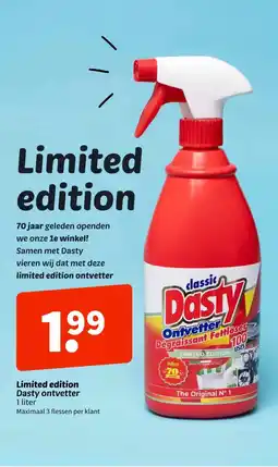 Wibra Limited edition Dasty ontvetter aanbieding