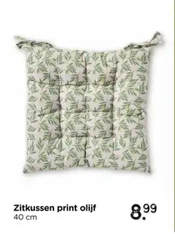 Xenos Zitkussen print olijf aanbieding