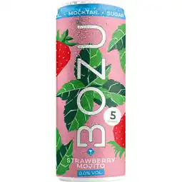 Albert Heijn Bozu Mocktail strawberry mojito aanbieding