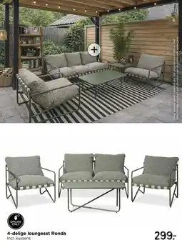 Xenos 4-delige loungeset Ronda aanbieding