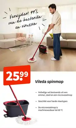Wibra Vileda spinmop aanbieding