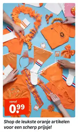 Wibra Shop de leukste oranje artikelen voor een scherp prijsje! aanbieding