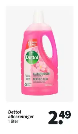 Wibra Dettol allesreiniger aanbieding