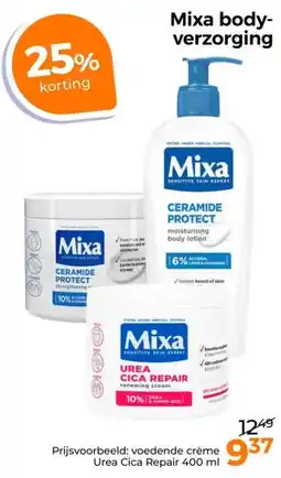 Trekpleister Mixa body- verzorging aanbieding