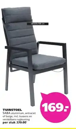 Ranzijn TUINSTOEL aanbieding