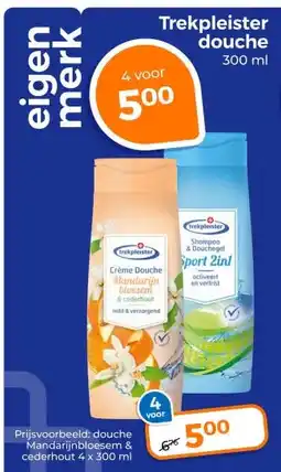 Trekpleister Trekpleister douche aanbieding
