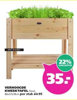 Ranzijn VERHOOGDE KWEEKTAFEL aanbieding