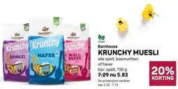 Ekoplaza KRUNCHY MUESLI aanbieding