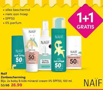 DA Naïf Zonbescherming aanbieding