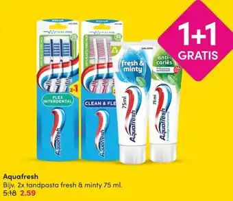 DA Aquafresh aanbieding