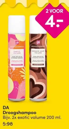 DA DA Droogshampoo aanbieding