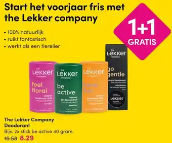 DA The Lekker Company Deodorant aanbieding