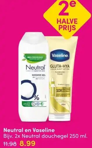 DA Neutral en Vaseline aanbieding