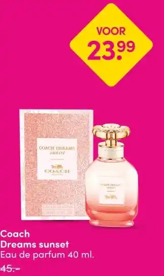 DA Coach Dreams sunset aanbieding