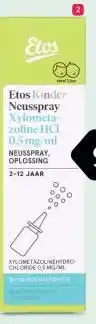 Etos Etos baby neusspray en Etos neusspray kind aanbieding