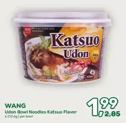 Amazing Oriëntal WANG Udon Bowl Noodles Katsuo Flavor aanbieding
